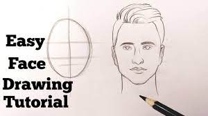 How To Draw A Face Sketch Easy Step By Step Face Drawing Tutorial For  Beginners Pencil - Youtube