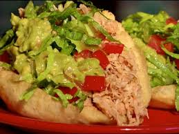Grilled fish tacos with green salsa, grilled fish tacos, grilled fish tacos, etc. Puffy Taco Throwdown Food Network Shows Cooking And Recipe Videos Food Network