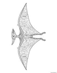 There are tons of great resources for free printable color pages online. Dinosaur Pterodactyl Doodle For Adults Coloring Pages Printable