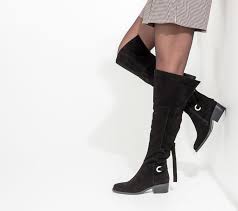 Cuissarde Texto Noire En Cuir Velours Cuissardes Cuir Velours Cuir