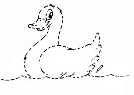 Desenhos para colorir , para colorir. Desenho Pontilhado Pato Para Cobrir E Pintar Desenhos Pontilhados Desenho Pontilhado