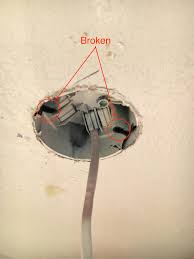 They are designed to securely attach to drywall or ceiling joist. How To Replace Broken Light Junction Box In Ceiling Home Improvement Stack Exchange