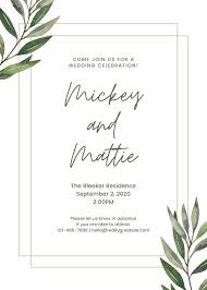 Once you have saved them, you can use them as many times as you like. Wedding Invitation Templates To Customize For Free Canva