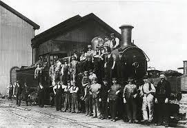 Penrith Locomotive Depot C 1900 Penrith Australia History Vintage Train