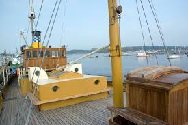 The deck steam is used to drive the steam engined. Hidria Segundo Historic Steam Ship For Sale