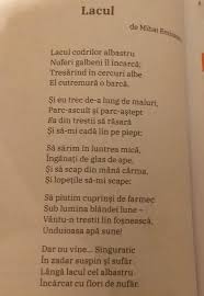 Read story lacul de mihai eminescu by angel_bobo246 (pamfilie beatrice) with 331 reads.lacul codrilor albastru nuferi galbeni îl încarcă eminescu imaginează în poezia „lacul o întâlnire cu ființa iubită care este pentru el unică sș ideală. Gaseste In Textul Lacul De Mihai Eminescu Verbe Si Persoane De Persoana 1 Brainly Ro