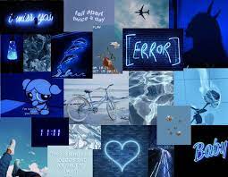 Blue Aesthetic Cute Desktop Wallpaper Computer Wallpaper Desktop Wallpapers Pc Desktop Wallpaper