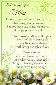 Graveside Bereavement Memorial Cards A Variety You Choose Mom Poems Mother In Heaven Happy Mother Day Quotes