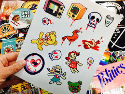You can also get premium printing options like metallic and foil finishes. A Very Colorful Custom Sticker Sheet What S Your Favorite Design Custom Sticker Sheets Sticker Sheets Custom Stickers