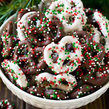 Chocolate Covered Pretzels Recipe Christmas Chocolate Chocolate Covered Pretzels Recipe Christmas Sprinkles