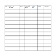 Sample Mood Chart 11 Documents In Pdf Word