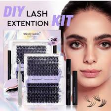 10D+20D/30D+40D Clusters Lashes Kit, with Lash Bond and  Seal+Remover+Tweezer