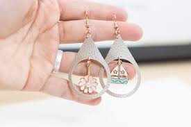 Download Diy Earrings With Your Cricut Free Svg Templates Daydream Into Reality