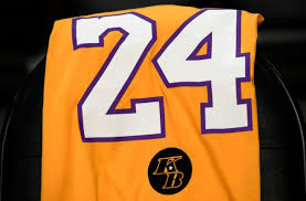 The font used for los angeles lakers logo is very similar to bauer bodoni black italic, which is a neoclassical serif font designed by giambattista bodoni & heinrich jost and published by linotype. Check Out The Black Jerseys The Lakers Will Wear To Honor Kobe Video