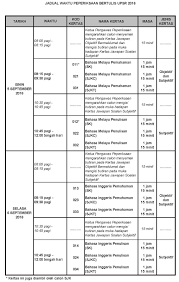 Penjelasan lembaga peperiksaan tentang keputusan upsr 2016. Jadual Waktu Upsr 2016 Free Download Jadual Waktu Upsr Mykssr Com