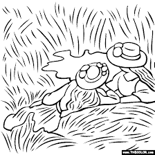 Color this famous painting and many more! Famous Paintings Coloring Pages