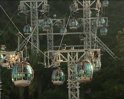 登山纜車（英語： cable car ）是香港海洋公園的索道系統，位於香港 黃竹坑 南朗山海洋公園，於1977年投入運作，是香港繼柏架山吊車拆卸40多年後另一個空中纜車系統。 纜車連接海洋公園內的海濱樂園（山下）的夢幻水都與高峰樂園（山上）的海洋天地，遊人可以飽覽深水灣與南朗山的海景。 æµ·æ´‹å…¬åœ'çºœè»Šæ•…éšœ95äººè¢«å›° Now æ–°èž