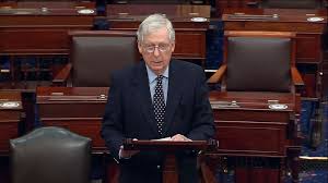 (born february 20, 1942) is an american politician serving as kentucky's senior united states senator and as senate majority leader. Trump Warns Gop Of Death Wish As Mcconnell Blocks Democratic Effort To Pass 2 000 Relief Payments Abc News