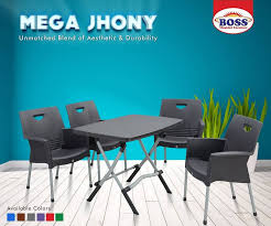 Plastic outdoor sofas, chairs & sectionals (230) plastic patio dining chairs (61) plastic outdoor dining sets (55) plastic outdoor dining tables (45) plastic outdoor coffee & side tables (26) plastic outdoor chaise lounges (22) plastic outdoor bistro sets (16) plastic outdoor benches (15) plastic hammocks & swings (9) plastic patio furniture. Mega Jhony Dining Patio Table Set Patio Table Set Plastic Chair Patio Table