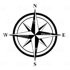 Black And White Compass Stencil Tattoo Basic Compass Rose On The White Background Compass Rose Compass Drawing Nautical Compass Tattoo