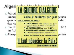 „la hausse amène la hausse! Dekolonisation Algeriens Marc Levasseur Tom Holzhauer Bersicht Kolonie