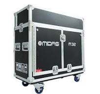 Custom M32 Mixer Case Flight Road Hydraulic Flip Case for ...