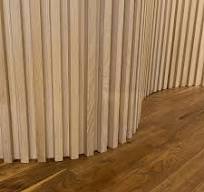 Curved Slat Wood Wall Panels