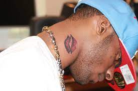 Kiss Tattoo Best One On My Angel 3 Neck Tattoo Kiss Tattoo On Neck Neck Tattoo For Guys