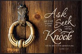 If you knock the door will be opened. Matthew 7 7 12 Ask Seek Knock The Noontimes
