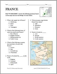 France Map Worksheet Free To Print Pdf File For Students Of World Geography France Geography Homeschool France Map Map Worksheets World Geography