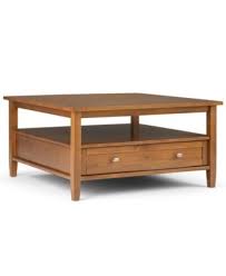 Simpli Home Warm Shaker Coffee Table Reviews Furniture Macy S Coffee Table Square Coffee Table Coffee Table Wood