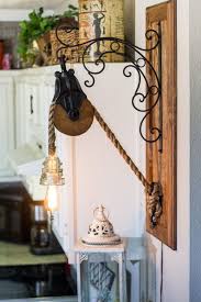 Barn Pulley Edison Rope Light With Glass Insulator On A Decorative Hook Timeless Decor Lights Outdoor Lamp