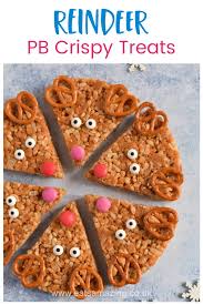 A christmas cake is the centerpiece of your holiday meal. Reindeer Peanut Butter Rice Crispy Treats Recipe