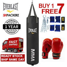 Then fill the whole bag with sawdust, until the sides of the bag get bit sturdy Everlast 170cm Boxing Muay Thai Training Punching Heavy Bag Beg Mma Sand Bag 170cm Filled Shopee Malaysia