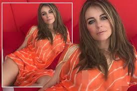 Liz Hurley bares nipples in see-through dress as she shares ...