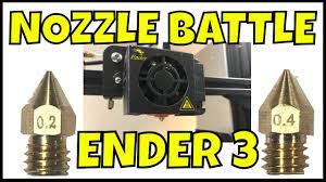 Creality Ender 3 3d Print Fine Detail Using Smaller Nozzle Youtube
