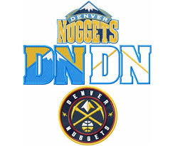 Baby blue is gone from the team's color. Denver Nuggets Logos Machine Embroidery Design For Instant Download