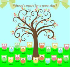 Image Result For Welcome Chart For Kindergarten Owl Theme