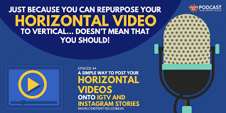 A Simple Way To Post Horizontal Videos On Igtv And Instagram Stories Instagram Story Instagram Simple Way