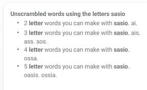 Use the single word anagram solver tool above to find every anagram possible made by unscrambling some or all your letters in the word entered. Unscramble 5 Letter Words Webcas Org