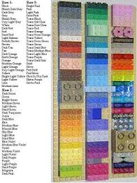 My Lego Color Chart A Lego Creation By David Vinzant