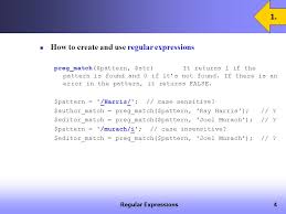 Php convert words with spaces to camelcase. Php With Regular Expressions Web Technologies Computing Science Thompson Rivers University Ppt Download