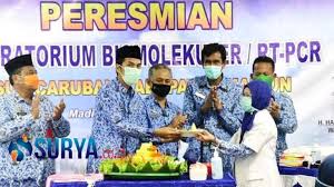 Kimia farma salah satu badan usaha milik negara (bumn) pemerintah indonesia yang bergerak dalam indutri farmasi, perusahaan ini merupakan pt. Kaji Mbing Mengaku Bangga Rsud Caruban Miliki Pcr Canggih Pendeteksi Covid 19 Surya