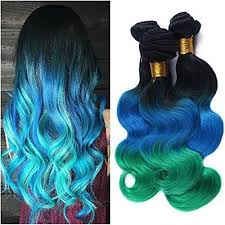 No one does green hair better than billie. Tony Beauty Hair Body Wave Peruvian Human Hair 3tone Ombre Weave Bundl Ninthavenue Europe