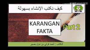 Perkara yang sering menjadi masalah ialah ramai yang tidak tahu menulis karangan pt3 dengan baik. Muqaddimah Karangan Bahasa Arab Jenis Fakta Youtube