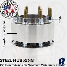 5X135 To 8X170 / 87.1Mm Two Piece Us Wheel Adapters 5 To 8 Lug 2