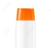 Blank Sunscreen Cosmetic Bottle Isolated On White Background ...