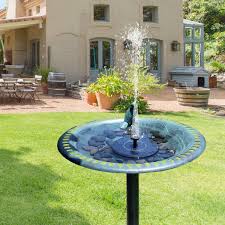 Solar Powered Bird Bath Fountain Pump 1 4w Floating Solar Panel Birdbath Water Pump Kit For Pond Pool Patio Garden Walmart Com In 2020 Fountain Pump Outdoor Fountain Pump Water Fountain Pumps
