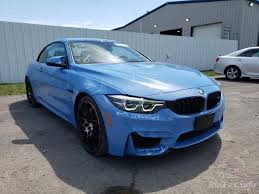 Edmunds also has bmw m4 pricing, mpg, specs, pictures, safety features, consumer the 2020 bmw m4 coupe comes in a single trim level, so tailoring one to your style involves options. Bmw M4 2018 Blue 3 0l 6 Vin Wbs4z9c52jed22576 Free Car History