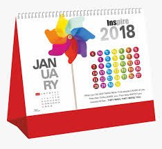 Get calendar for 2017 new year. 2018 Table Calendars Table Calendar 2018 Png Transparent Png Kindpng
